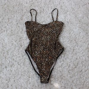 URBAN OUTFITTERS Cheetah Print Bodysuit